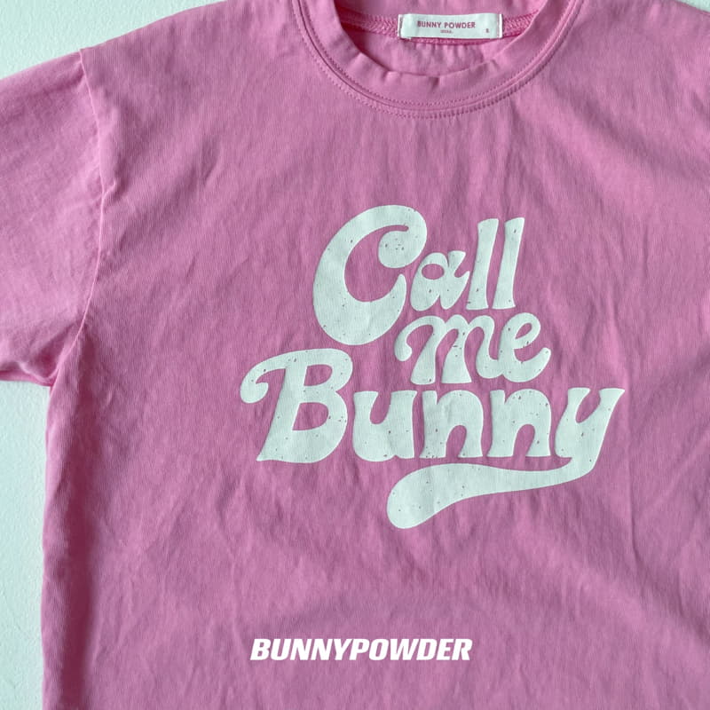 Bunny Powder - Korean Children Fashion - #kidsstore - Call ME Bunny Tee - 6