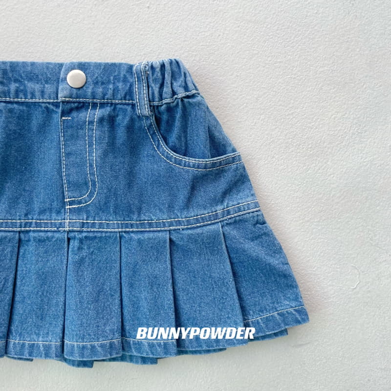 Bunny Powder - Korean Children Fashion - #kidsstore - Ditto Denim Skirt - 5