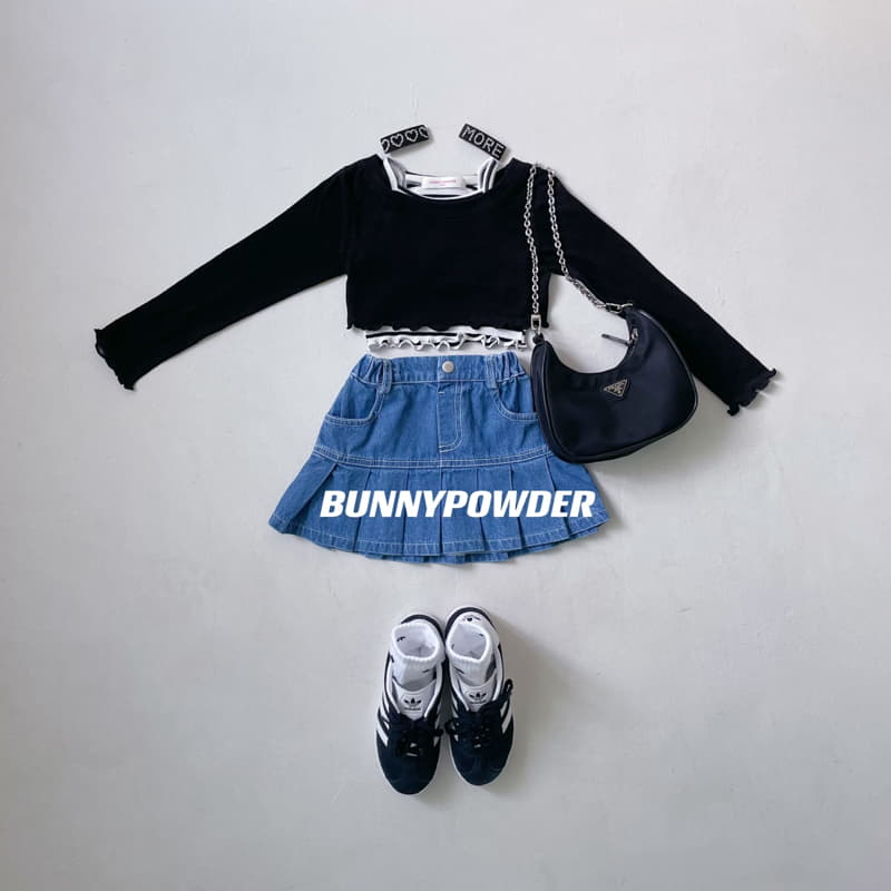 Bunny Powder - Korean Children Fashion - #kidzfashiontrend - Ditto Denim Skirt - 6