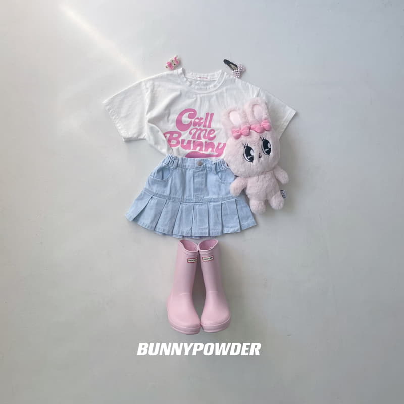 Bunny Powder - Korean Children Fashion - #magicofchildhood - Ditto Denim Skirt - 9