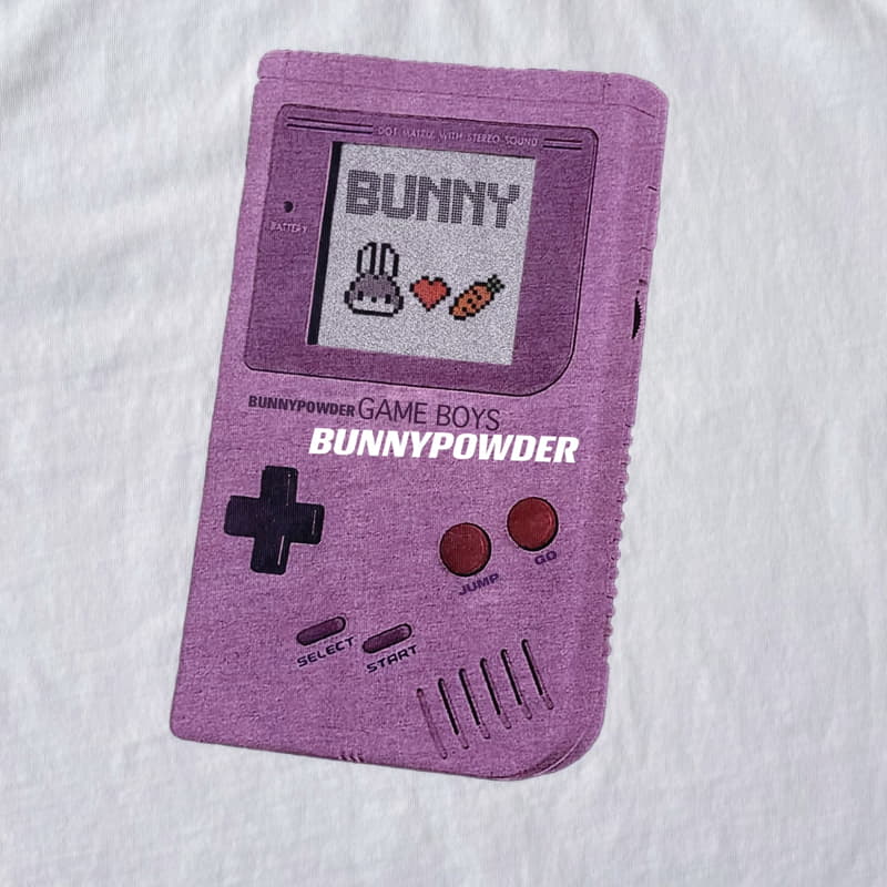 Bunny Powder - Korean Children Fashion - #stylishchildhood - Bunny Game Tee with mom - 10