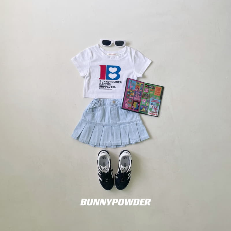 Bunny Powder - Korean Children Fashion - #toddlerclothing - Lacing Crop Tee - 12