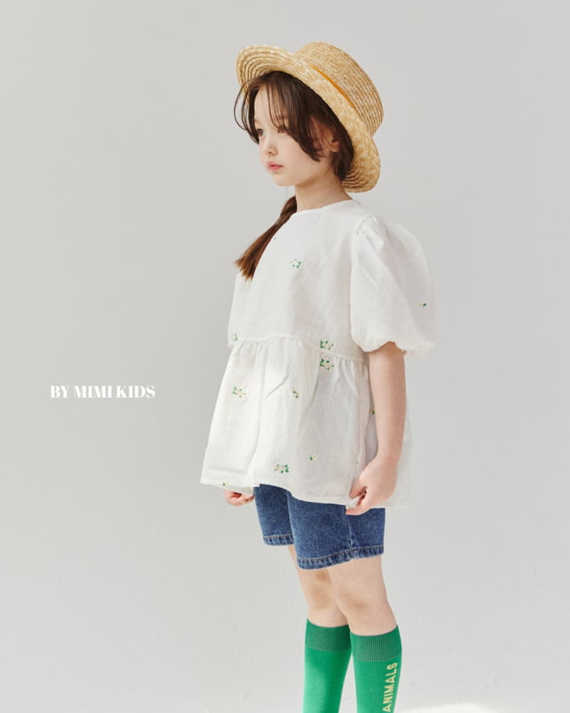 Bymimi - Korean Children Fashion - #Kfashion4kids - Dandelion Embrodiery Blouse - 2