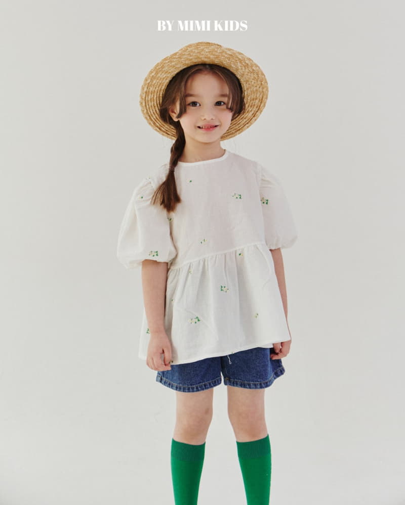 Bymimi - Korean Children Fashion - #childofig - Dandelion Embrodiery Blouse - 7