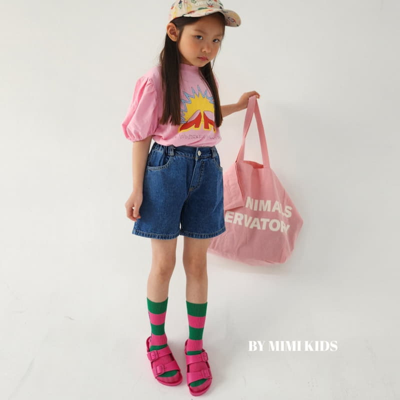 Bymimi - Korean Children Fashion - #childofig - Shoes Shirring Tee - 3