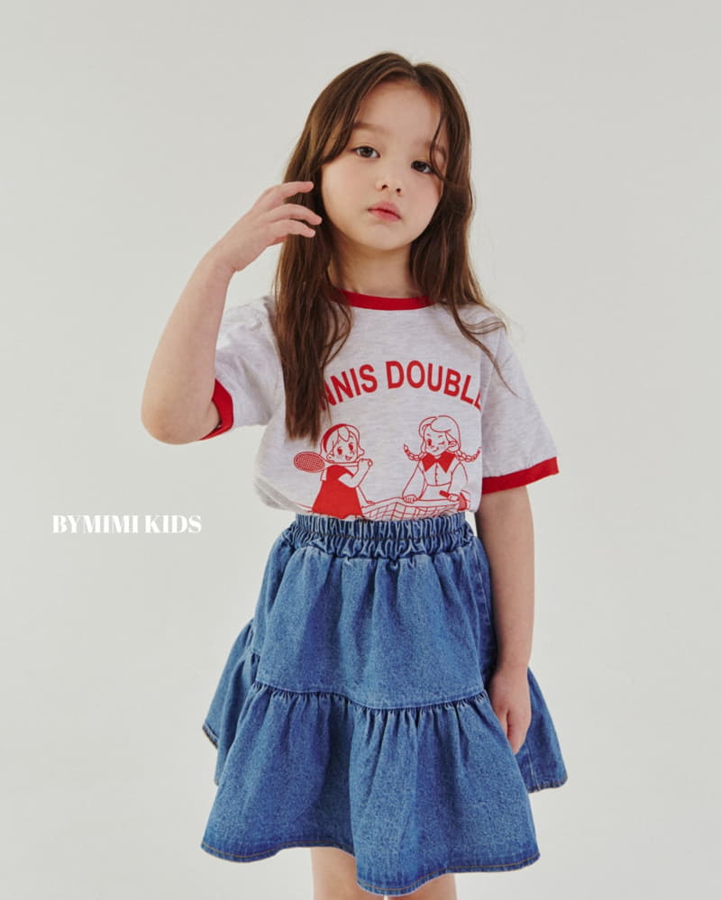 Bymimi - Korean Children Fashion - #childrensboutique - Tennis Girl Tee - 5