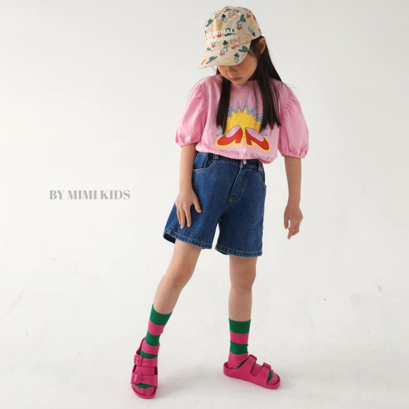 Bymimi - Korean Children Fashion - #childofig - Shoes Shirring Tee - 4