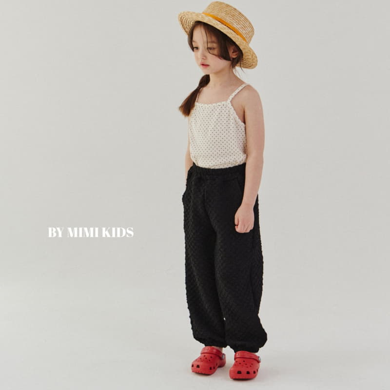 Bymimi - Korean Children Fashion - #childrensboutique - Embo Pants - 4