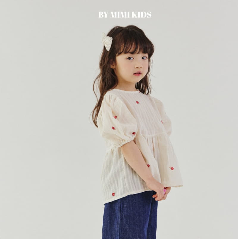 Bymimi - Korean Children Fashion - #designkidswear - Dandelion Embrodiery Blouse - 10