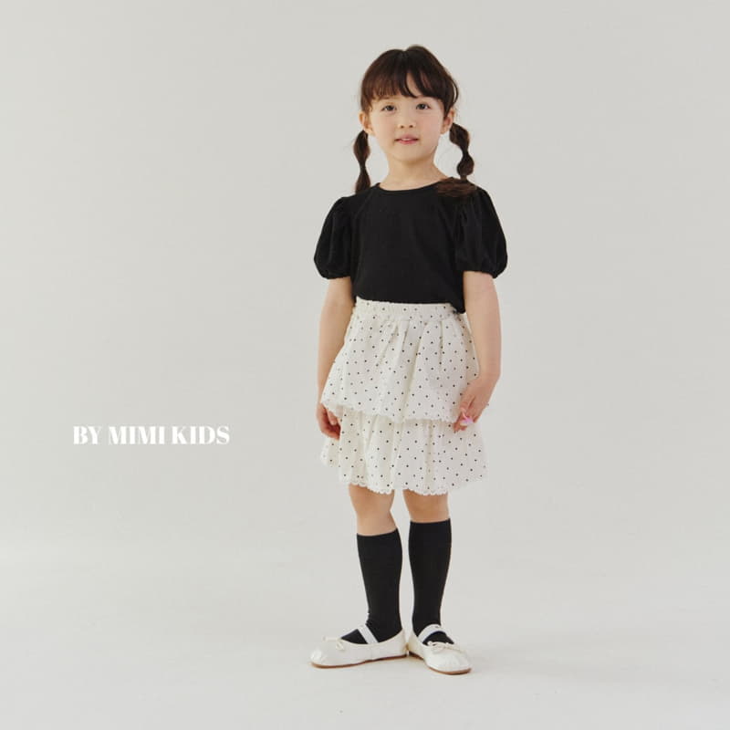 Bymimi - Korean Children Fashion - #designkidswear - Cu And cu Puff Tee - 2