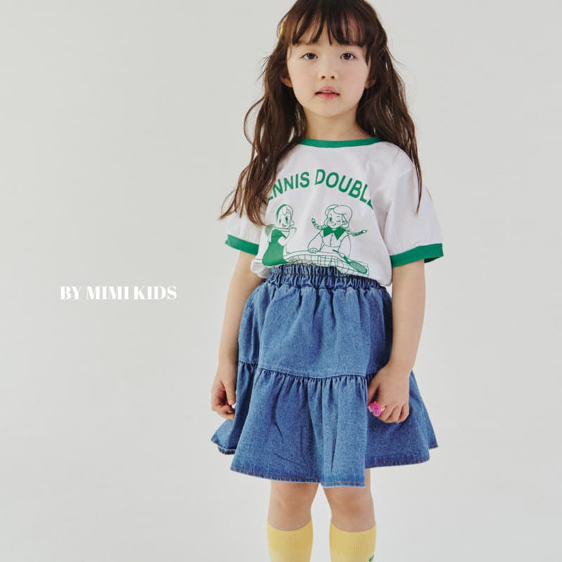 Bymimi - Korean Children Fashion - #discoveringself - Cocopang Denim Skirt - 12