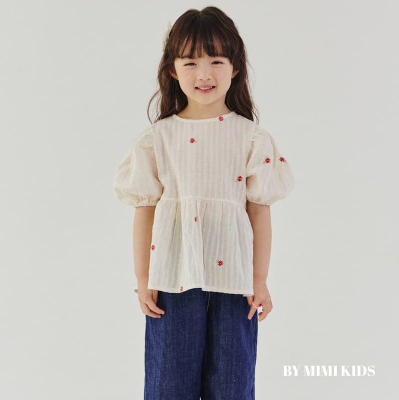 Bymimi - Korean Children Fashion - #discoveringself - Dandelion Embrodiery Blouse - 11