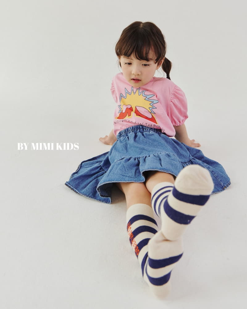 Bymimi - Korean Children Fashion - #discoveringself - Shoes Shirring Tee - 6