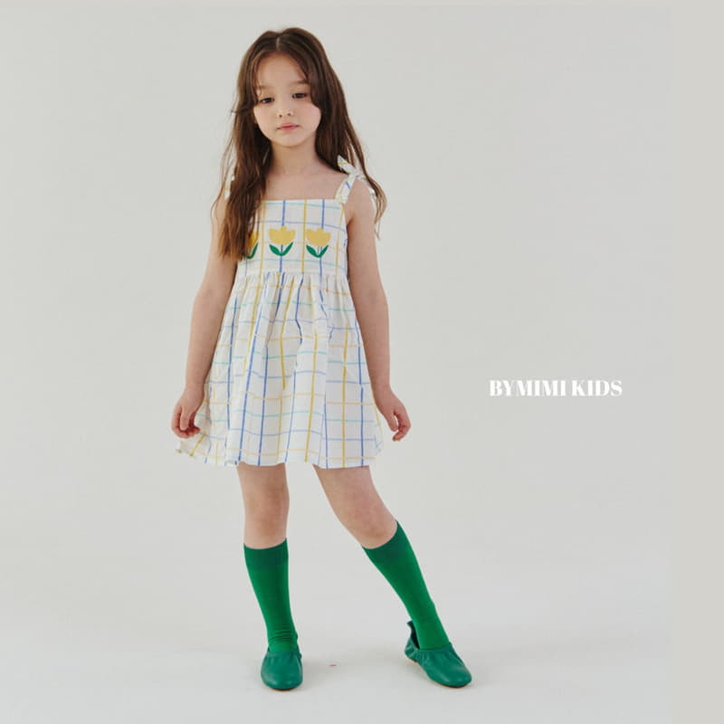 Bymimi - Korean Children Fashion - #discoveringself - Picnic String One-piece