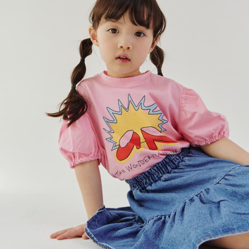 Bymimi - Korean Children Fashion - #fashionkids - Shoes Shirring Tee - 7