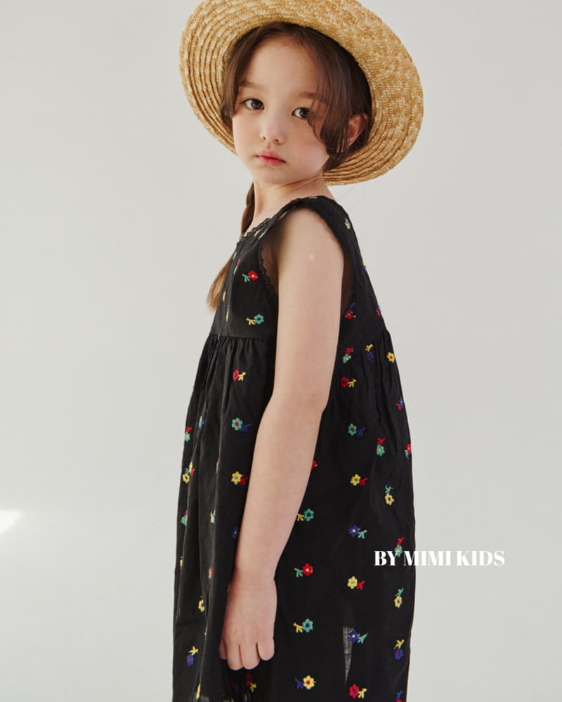 Bymimi - Korean Children Fashion - #fashionkids - Aurora Embroidery One-piece