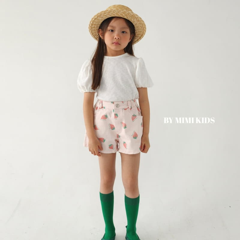 Bymimi - Korean Children Fashion - #kidsshorts - Berry Twill Pants - 6