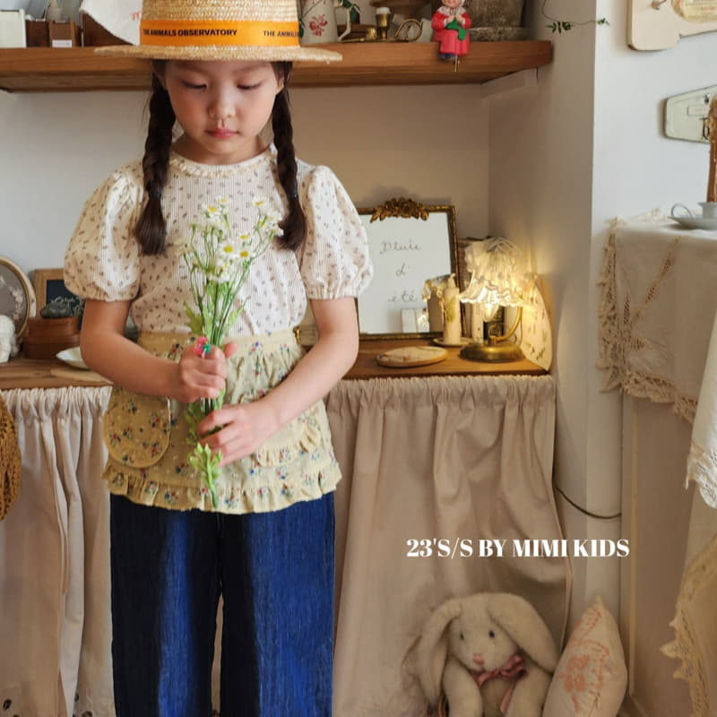 Bymimi - Korean Children Fashion - #kidsshorts - Emma Lace Tee - 10