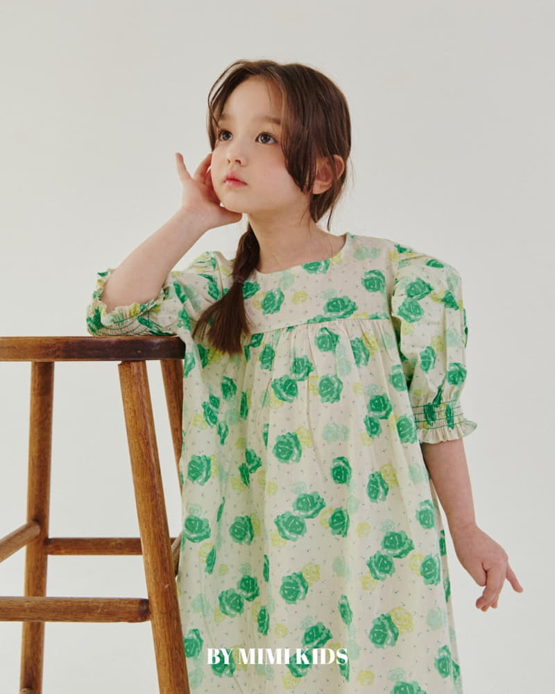 Bymimi - Korean Children Fashion - #kidsshorts - Celling Rose One-piece