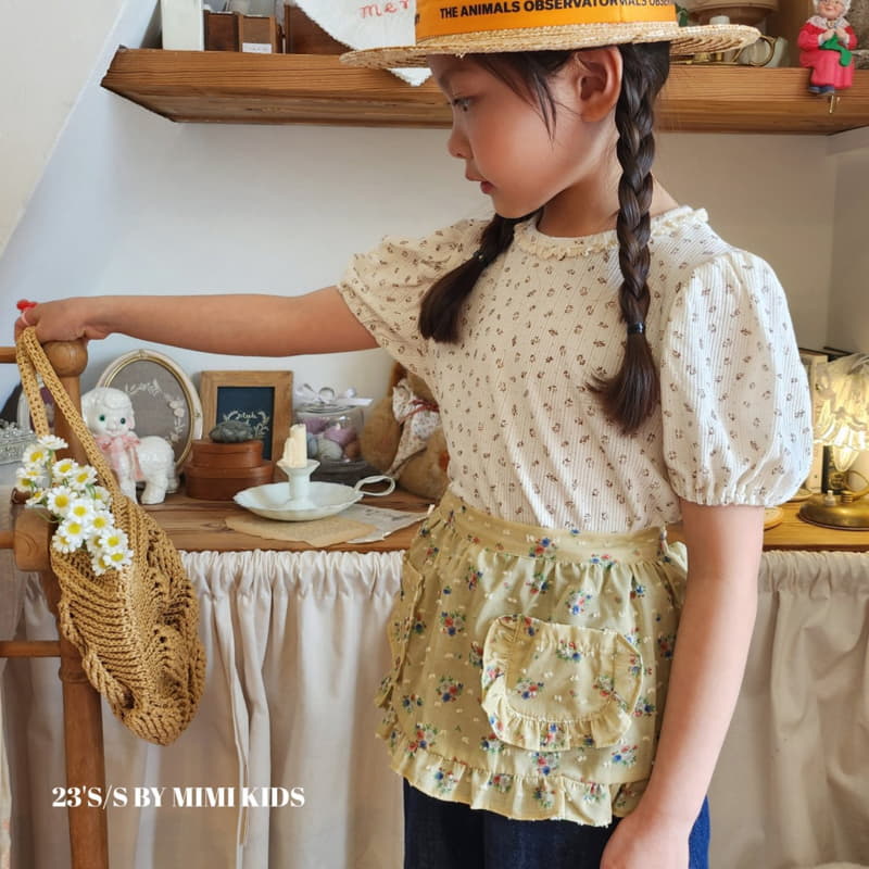 Bymimi - Korean Children Fashion - #kidzfashiontrend - Emma Lace Tee - 12