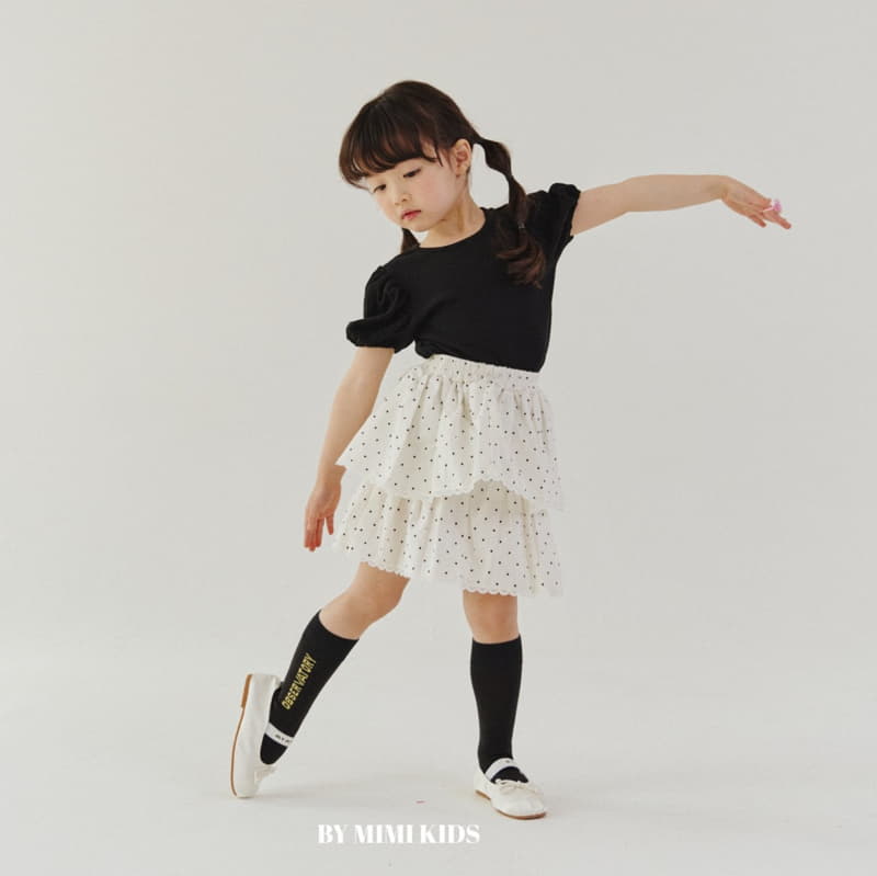 Bymimi - Korean Children Fashion - #kidzfashiontrend - Cu And cu Puff Tee - 7