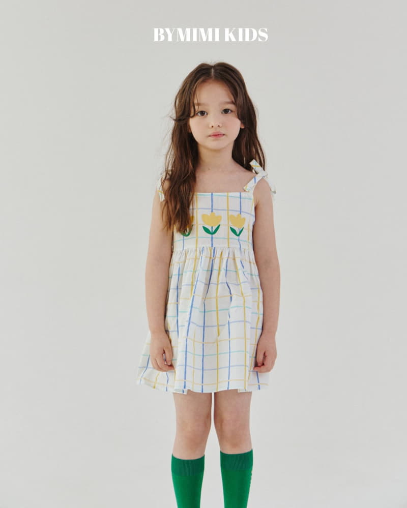 Bymimi - Korean Children Fashion - #littlefashionista - Picnic String One-piece - 7