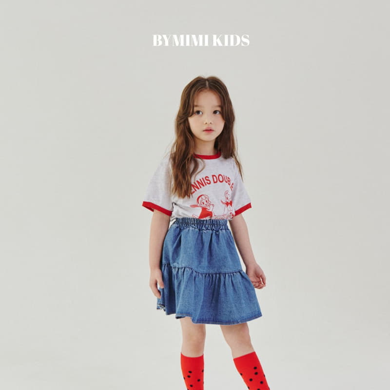 Bymimi - Korean Children Fashion - #minifashionista - Tennis Girl Tee