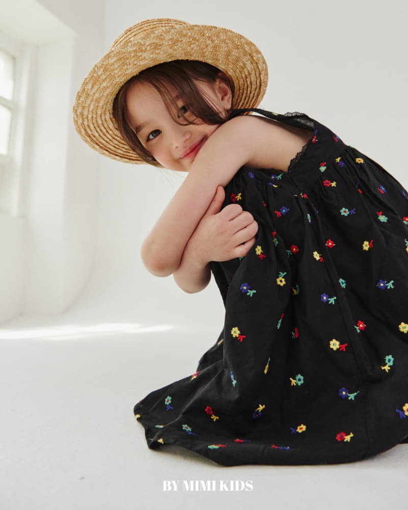 Bymimi - Korean Children Fashion - #minifashionista - Aurora Embroidery One-piece - 8