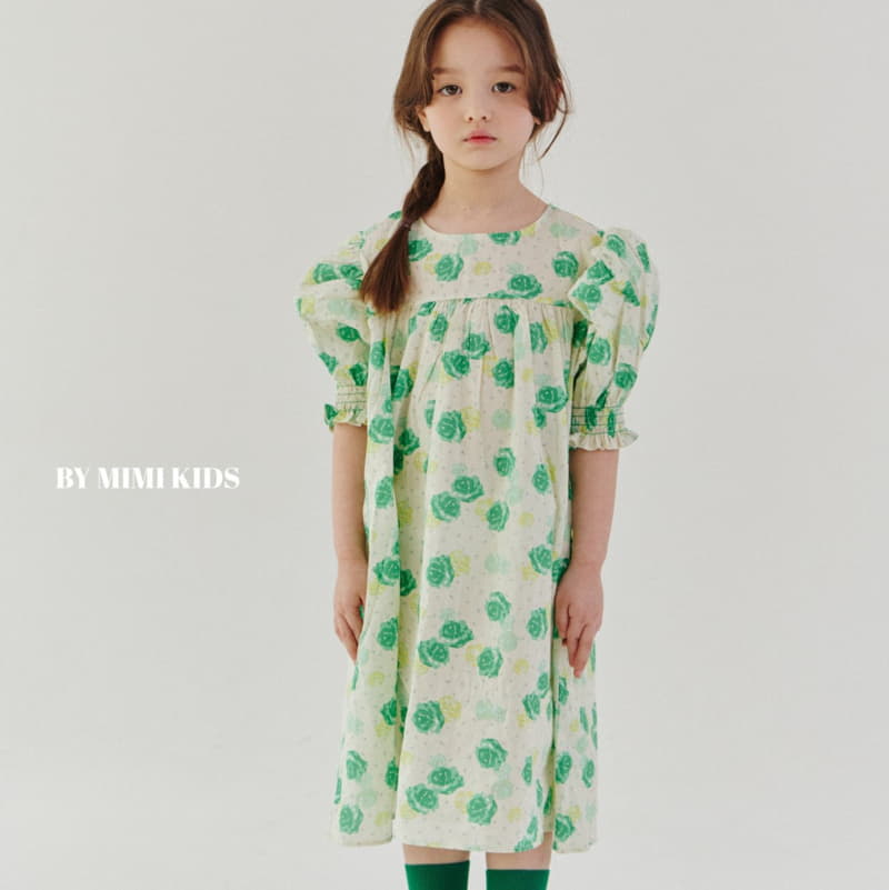 Bymimi - Korean Children Fashion - #minifashionista - Celling Rose One-piece - 7