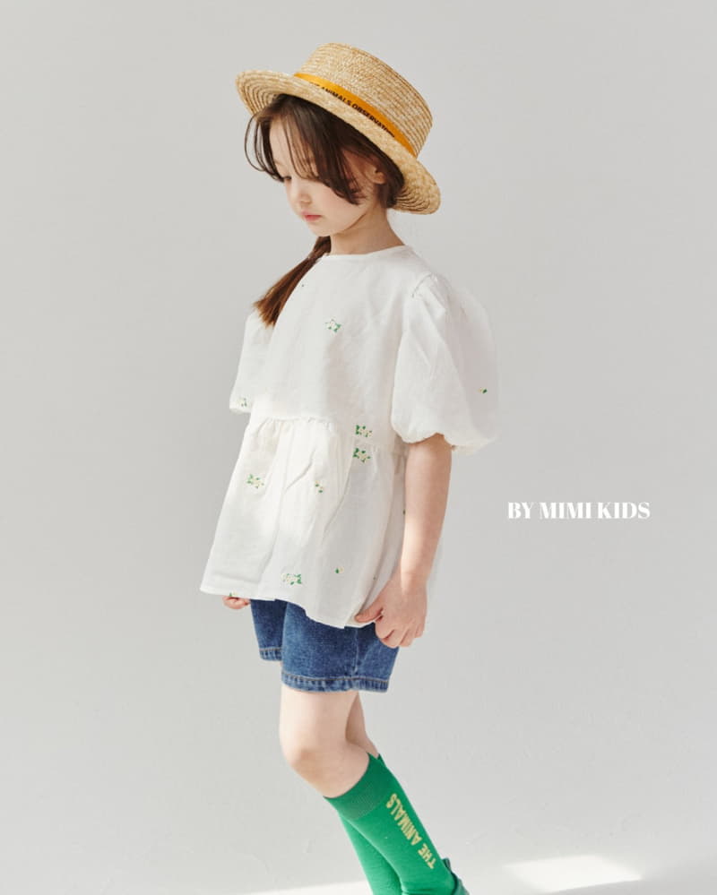 Bymimi - Korean Children Fashion - #prettylittlegirls - Dandelion Embrodiery Blouse - 6