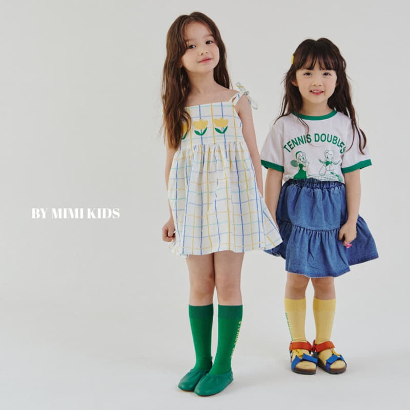 Bymimi - Korean Children Fashion - #prettylittlegirls - Picnic String One-piece - 10