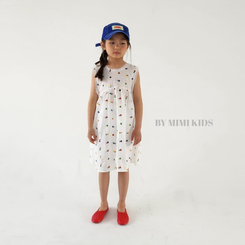 Bymimi - Korean Children Fashion - #stylishchildhood - Aurora Embroidery One-piece - 12