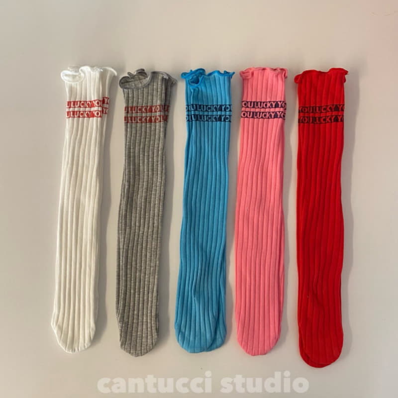 Cantucci Studio - Korean Children Fashion - #todddlerfashion - Lucky Knee Socks - 3