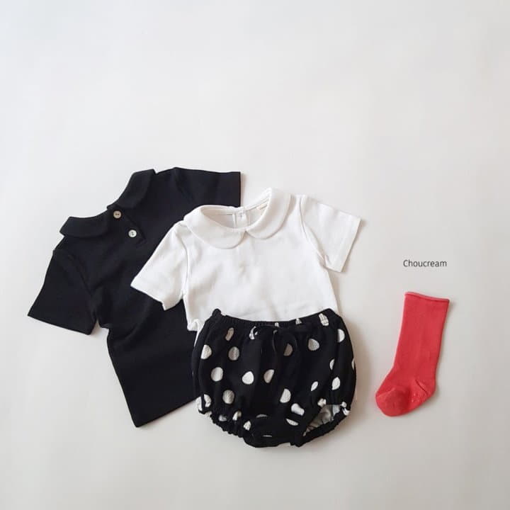 Choucream - Korean Baby Fashion - #babyboutique - Bebe Collar Tee - 5