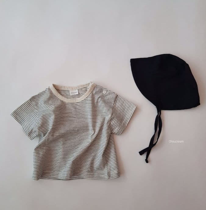 Choucream - Korean Baby Fashion - #babyfashion - Bebe Stripes Tee - 2