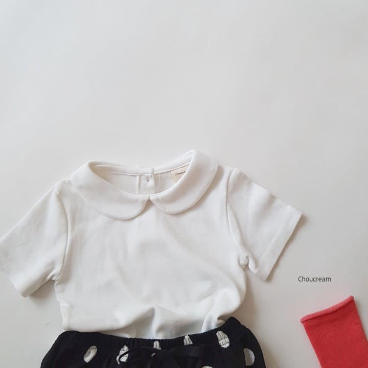 Choucream - Korean Baby Fashion - #babylifestyle - Bebe Collar Tee - 11