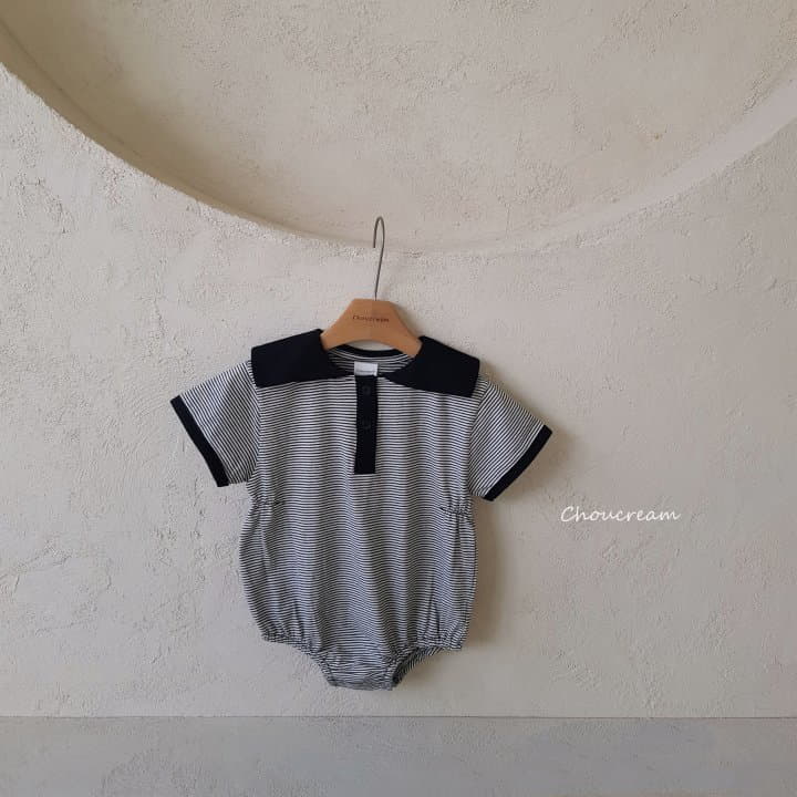 Choucream - Korean Baby Fashion - #babylifestyle - Stripes Bodysuit - 9