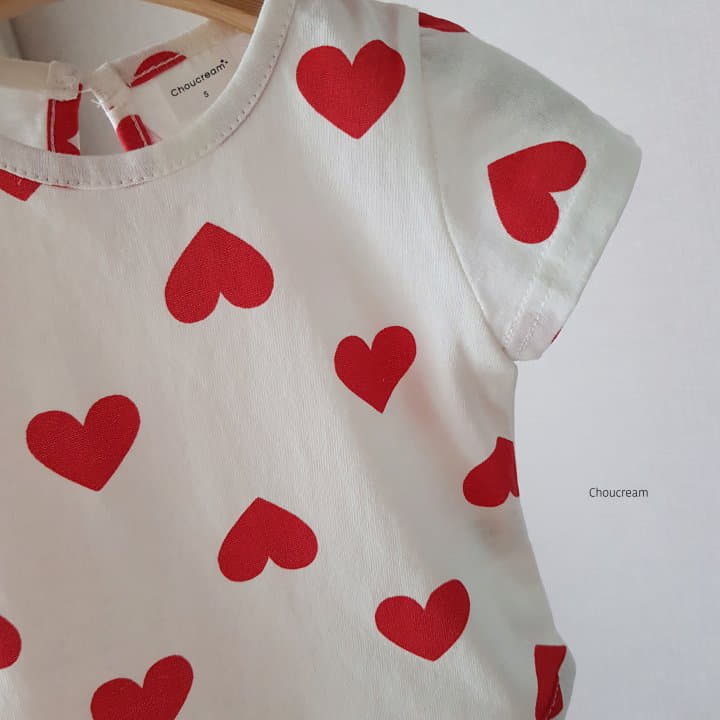 Choucream - Korean Baby Fashion - #babylifestyle - Heart Bodysuit - 4