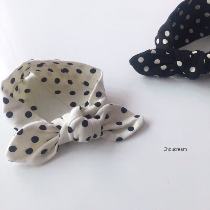 Choucream - Korean Baby Fashion - #babyoninstagram - Dot Hairband - 2