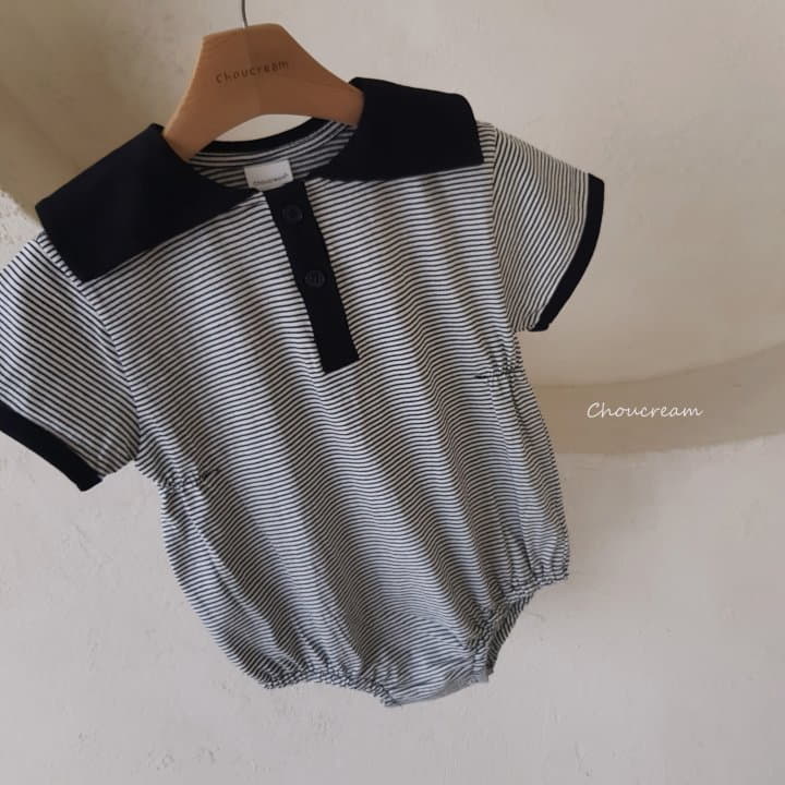 Choucream - Korean Baby Fashion - #babyoninstagram - Stripes Bodysuit - 10