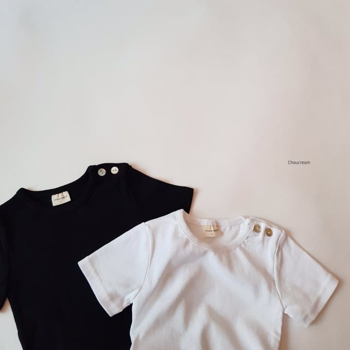 Choucream - Korean Baby Fashion - #babyoutfit - Bebe Basic Tee