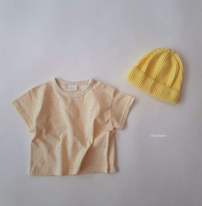 Choucream - Korean Baby Fashion - #babyoutfit - Bebe Stripes Tee - 8