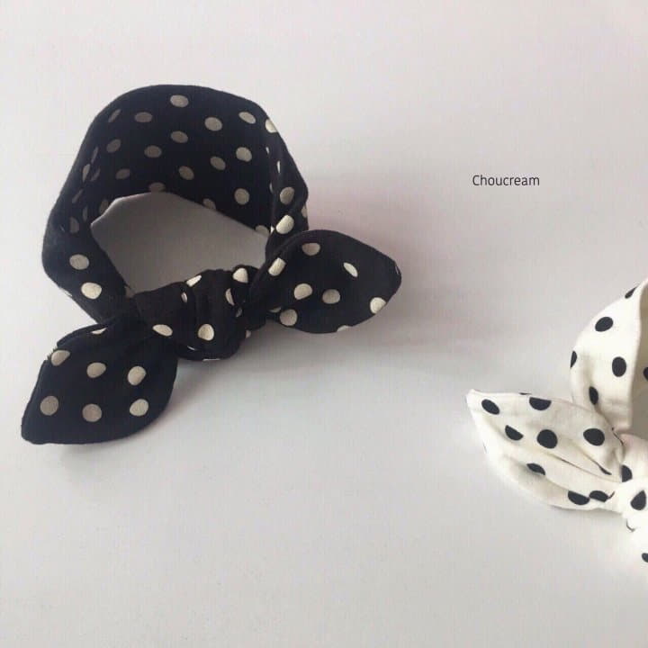 Choucream - Korean Baby Fashion - #babyootd - Dot Hairband - 4