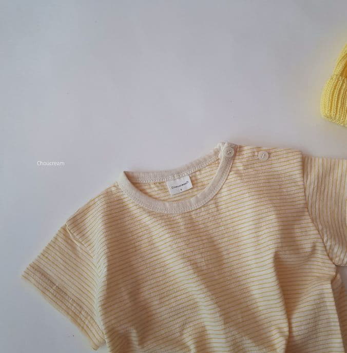 Choucream - Korean Baby Fashion - #babywear - Bebe Stripes Tee - 10