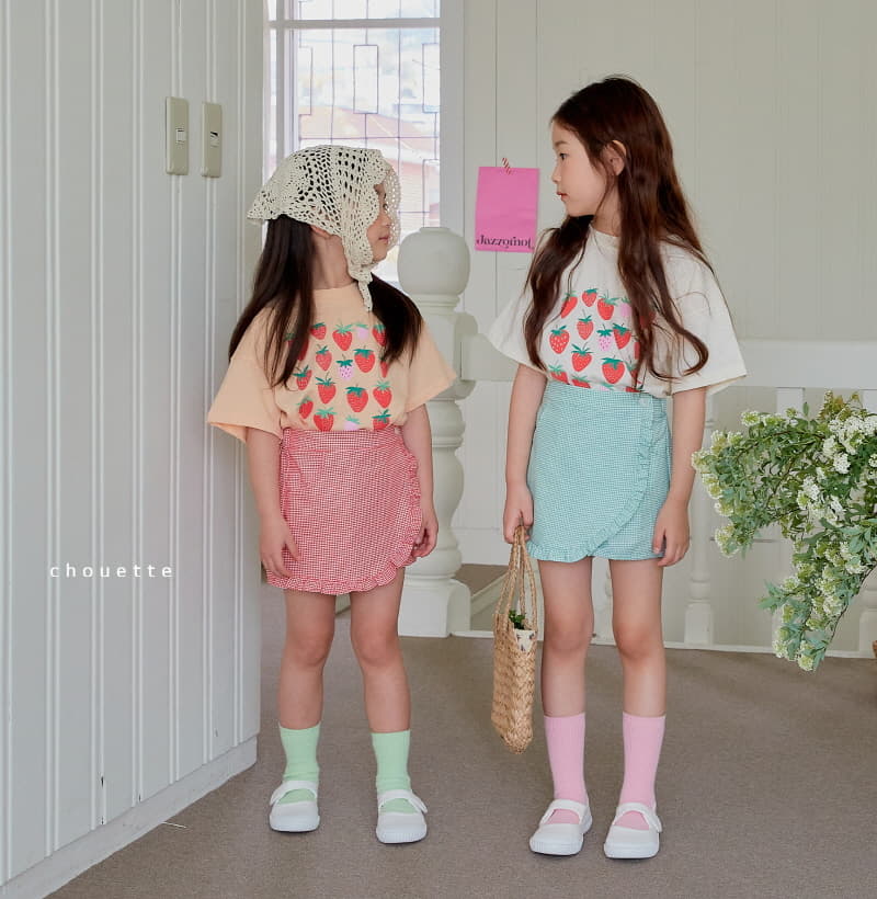 Chouette - Korean Children Fashion - #kidzfashiontrend - Strawberry Tee - 4