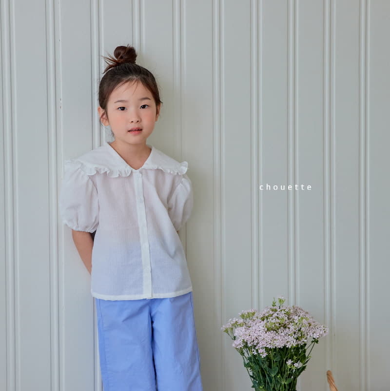 Chouette - Korean Children Fashion - #childofig - Pure Collar Blouse - 3