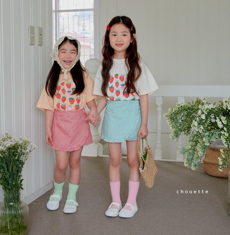 Chouette - Korean Children Fashion - #childofig - Strawberry Tee - 12