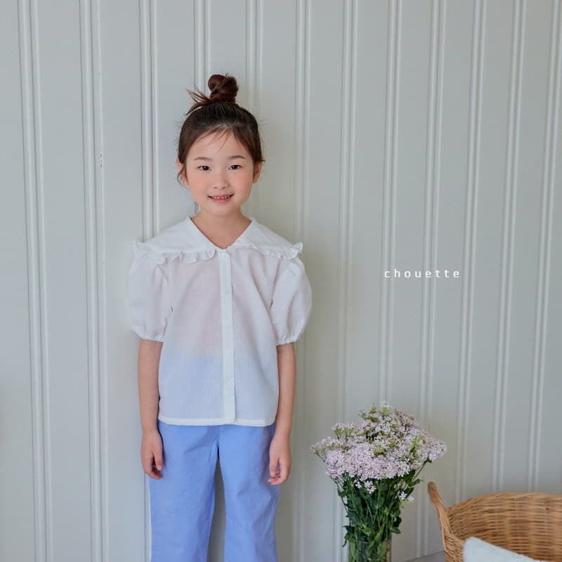 Chouette - Korean Children Fashion - #designkidswear - Pure Collar Blouse - 5