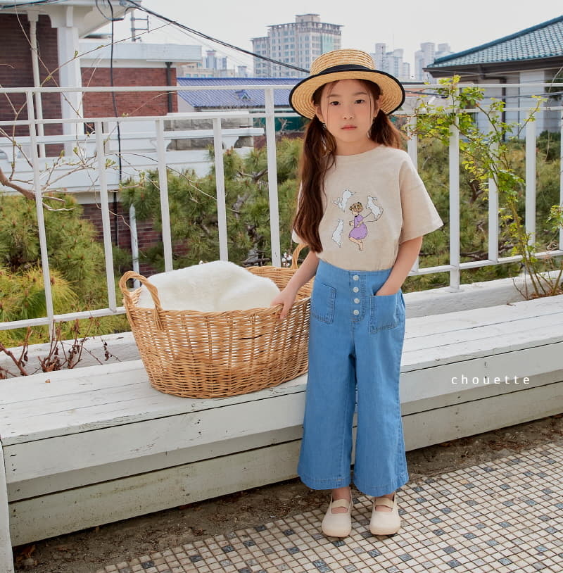 Chouette - Korean Children Fashion - #designkidswear - Button Denim Pants - 11