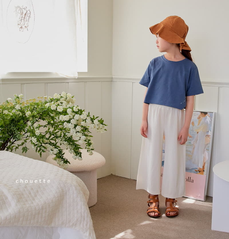 Chouette - Korean Children Fashion - #designkidswear - Slit Crop Tee